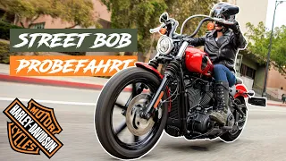 Ich fahre das erste mal eine Harley Davidson Street Bob | Probefahrt | Mazo Vlogs