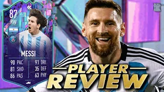 87 FLASHBACK MESSI PLAYER REVIEW! FLASHBACK MESSI SBC - FIFA 23 ULTIMATE TEAM