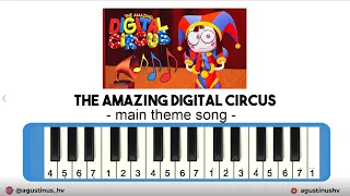 The Amazing Digital Circus | The Amazing Digital Circus Piano Tutorial | Not Pianika |Digital Circus