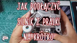 Jak podłączyć silnik na krótko z pralki Whirlpool za pomocą baterii 3,7v i 12v