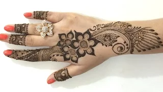 Best Ornament Unique Arabic Henna Mehndi:Stylist Mehendi Designs For Hands(Step By MehndiArtistica)