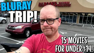 Bluray And DVD Thrifting At Half-Price Books! | 15 MOVIES For 14 BUCKS!