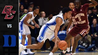 Boston College vs. Duke Men's Basketball Highlights (2019-20)