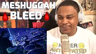 MESSUGGAH - BLEED (DRUM CAM) REACTION