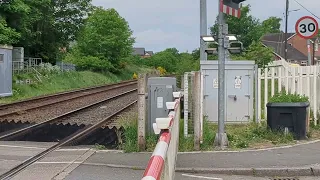 *Freight* Willaston Level Crossing (Cheshire) Sunday 12.05.2024