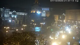 Веб-камера Киев Европейская площадь + Майдан 2020 10 08