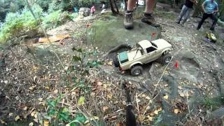 UK Scale Crawler Nationals 2011 October Bracken Rocks Derbyshire Day 2 Course 4.mp4