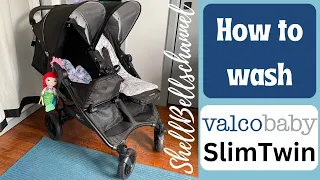 How to wash a ValcoBaby Slim Twin Stroller