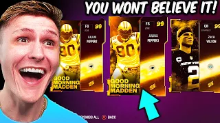 The GREATEST Pack Opening in Madden History... (See It To Believe It)