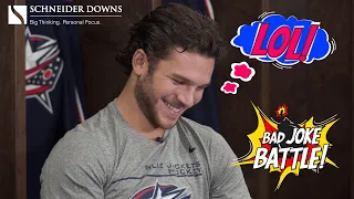 Best of Bad Joke Battle with the Columbus Blue Jackets 😂