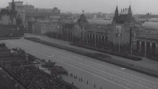 Anthem of U.S.S.R | October Revolution Day parade | 7 November 1958