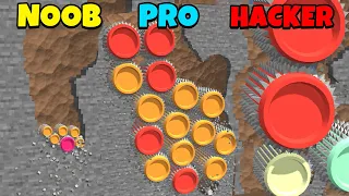 NOOB vs PRO vs HACKER - Auto Diggers