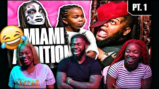 Druski Coulda Been Records MIAMI Auditions pt. 1 | REACTION