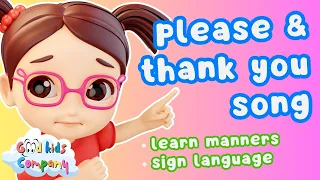 Please and Thank You Song | Teaching Kids Manners | Good Kids Company