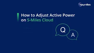 So stellen Sie die Leistungsanpassung für DTU-Wlite / S auf S-Miles Cloud ein| Mini Power