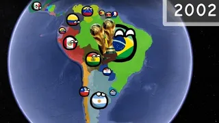 SOUTH AMERICA HISTORY! using Google Earth Countryballs