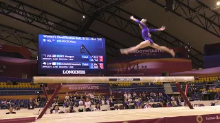 Riley McCusker - Balance Beam - 2018 World Championships - Qualifying