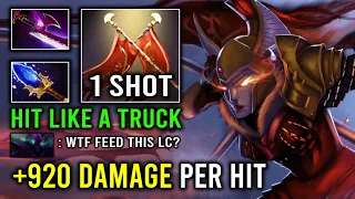 +920 DAMAGE PER HIT 1 Shot Solo Duel Hunting LC 100% Counter Tank Hero Dota 2