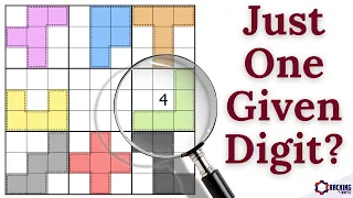 A Sudoku With Only One Given Digit (and it's a 4!)