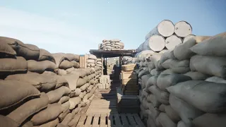 Unreal 5 Realistic Vietnam War Army Firebase Showcase