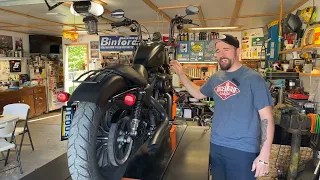 Sportster clutch adjustment and oil change!