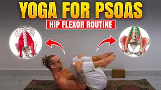 Yoga For Psoas - Hip Flexor Strengthening Routine