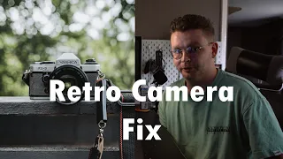 Fixing an old camera. Yashica FX-D Quartz.