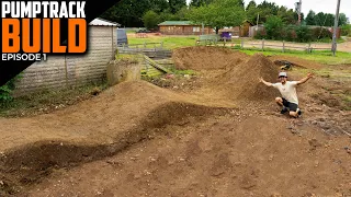 BUILDING A BRAND NEW MTB PUMP TRACK!! EP1