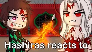 //  Hashiras reacts to 🔥ᴛᴀɴᴊɪʀᴏ ᴠꜱ ᴍᴜᴢᴀɴ🔥 // 3/3 // -Manga Spoilers reaction-// Creds at desc. //