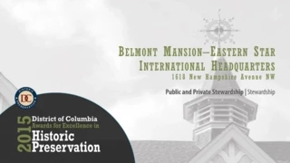 The Belmont Mansion