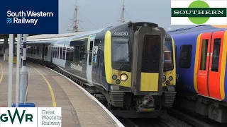 Trains at Portsmouth Harbour, PDL - 28th April 2021