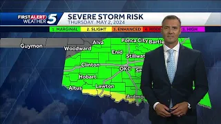 Thursday May 2, 2024 Timeline: More storms later today