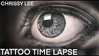 TATTOO TIME LAPSE | REALISTIC EYE | CHRISSY LEE