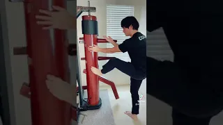 Wing Chun Rotating Dummy Tutorial #shorts