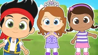 😊 IF YOU'RE HAPPY AND YOU KNOW IT with Princess and Friends 😊 Nursery Rhymes in English