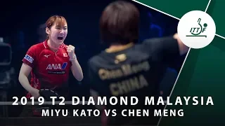 Miyu Kato vs Chen Meng | T2 Diamond Malaysia (QF)