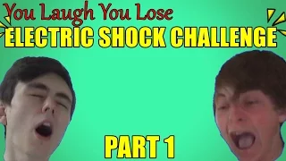 TRY NOT TO LAUGH ELECTRIC SHOCK CHALLENGE! With Itz Luke Yo! - Part 1