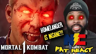 Mortal Kombat 1 Official Homelander Gameplay Trailer REACTION!!! -The Fat REACT!