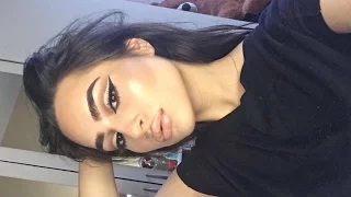 Cut Crease with Thick Eyeliner and Nude Lips I Aylin Melisa