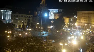 Веб-камера Киев Европейская площадь + Майдан 2020 07 19