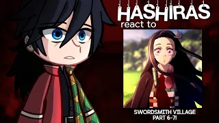 [🇷🇺/🇬🇧] Hashiras React To Swordsmith Village Fight PART 6! | Demon Slayer React