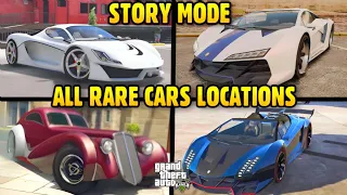 ALL SECRET AND RARE CARS LOCATIONS in GTA 5 - PS3/PS4/PS5/X360/XONE/SERIES and PC