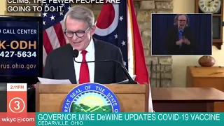 Governor Mike DeWine on COVID-19 Vaccine Distribution (4 Oct 2020)