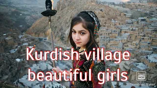 Kurdish beautiful village life in iraq