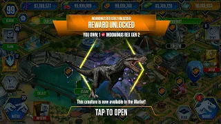 UNLOCK INDOMINUS REX GEN 2 MAX X3 LEVEL 40 | JURASSIC WORLD THE GAME