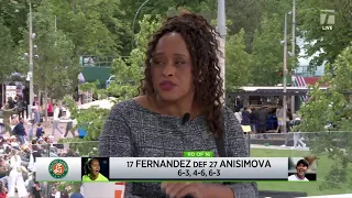 Leylah Fernandez Defeats Anisimova, Makes Second Grand Slam Quarterfinal | 2022 Roland Garros