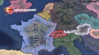 Hoi4 Timelapse But France IS the MAGINOT Line