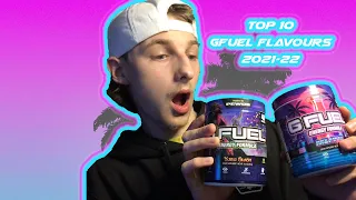 TOP 10 GFUEL FLAVOURS 2021-22 | GFUEL |