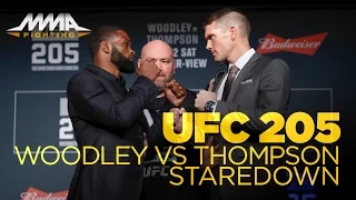 UFC 205: Tyron Woodley vs. Stephen Thompson Staredown