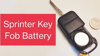 Change Battery in Mercedes / Dodge / Freightliner Sprinter Key Fob